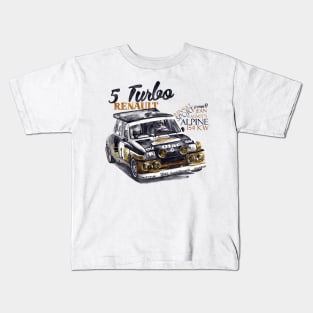 Rally group B: Renault 5 Turbo Kids T-Shirt